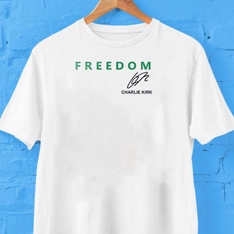 Charlie Kirik X University Of North Dakota Freedom Signature Shirt 2 Charlie Kirik X University Of North Dakota Freedom Signature Tshirt