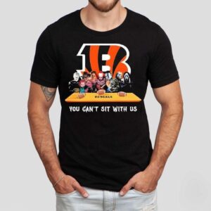 Cincinnati Bengals Horror Movies Halloween You Can’t Sit With Us Shirt