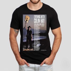 Colin Hay Evening 2025 Solo Tour Dates Guitar Shirt