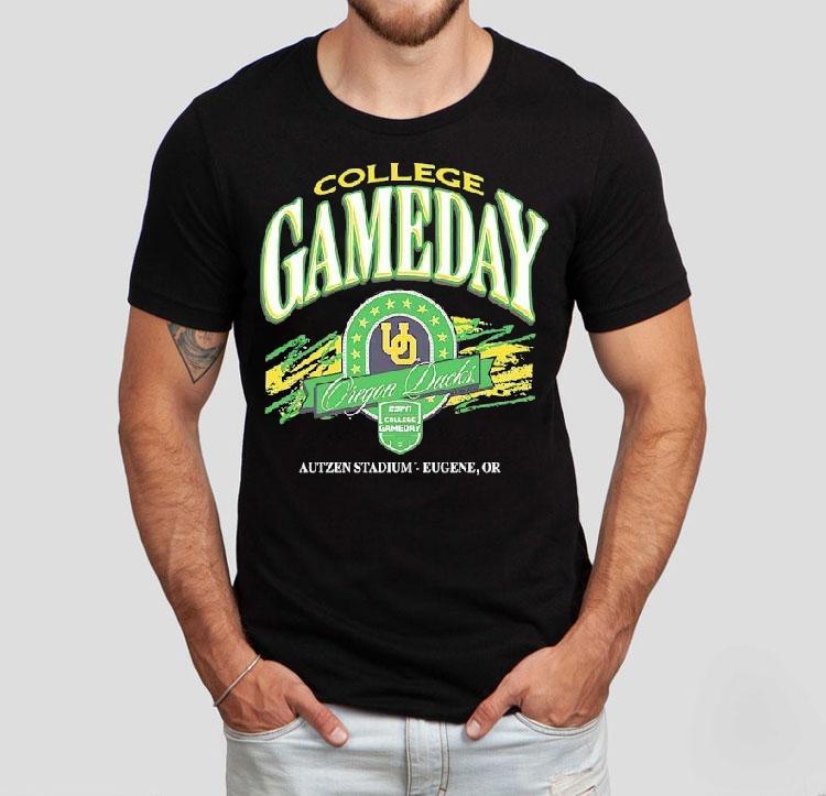 College Gameday Oregon Ducks Autzen Stadium 2025 Shirt 4 College Gameday Oregon Ducks Autzen Stadium Tshirt