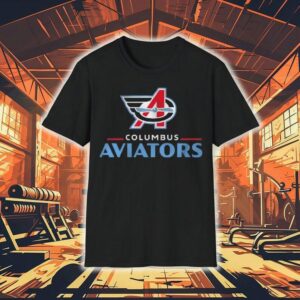 Columbus Aviators Lockup Logo Shirt