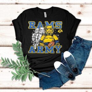 Darht Vander X Los Angeles Rams Football Army Shirt