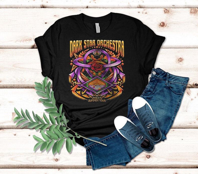 Dark Star Orchestra 2025 Summer Tour Dates Shirt 4  Dark Star Orchestra  Summer Tour Dates Tshirt