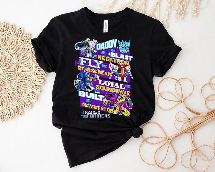  Decepticons Father S Day Transformers Megatron Starscream Soundwave Devastator Tshirt