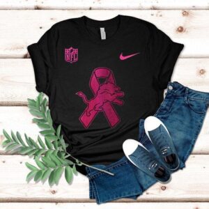 Detroit Lions Breast Cancer Awareness Ribbon Shirt