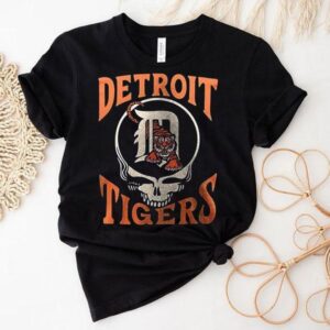 Detroit Tigers X Grateful Dead 2025 Logo Shirt