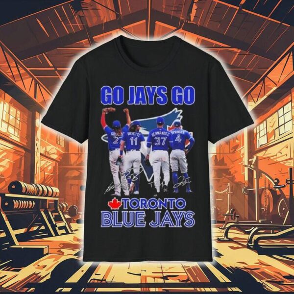 Go Jays Go Toronto Blue Jays Signatures 2025 Shirt