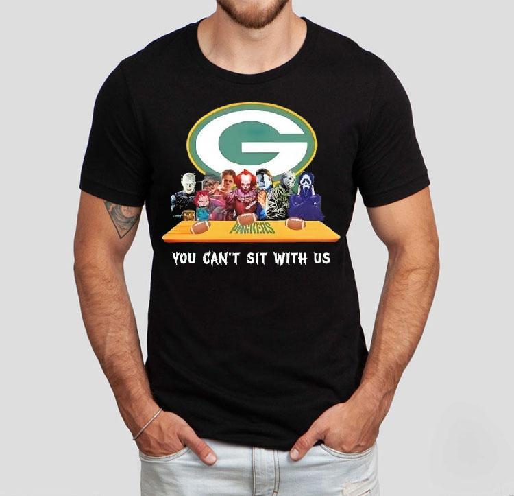 Green Bay Packers Horror Movies You Can’t Sit With Us Shirt 4 Green Bay Packers Horror Movies You Can T Sit With Us Tshirt