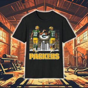 Green Bay Packers Love And Parsons Skyline Signatures Shirt