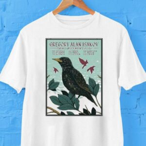 Gregory Alan Isakov Eu And Uk Tour Bird Tshirt