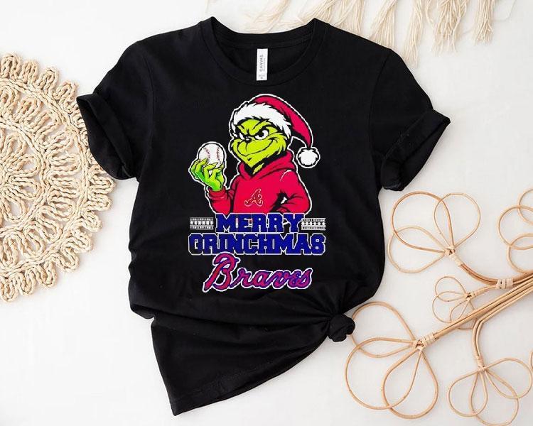 Grinch Atlanta Braves Baseball Merry Christmas Shirt 4  Grinch Atlanta Braves Baseball Merry Christmas Tshirt