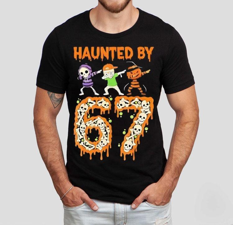 Haunted By 6-7 Halloween Skeleton Dabbing Meme Shirt 4  Haunted By   Halloween Skeleton Dabbing Meme Tshirt