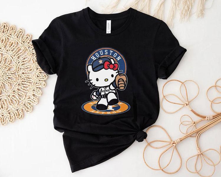 Hello Kitty Player Houston Astros Baseball Shirt 4 Hello Kitty Player Houston Astros Baseball Tshirt