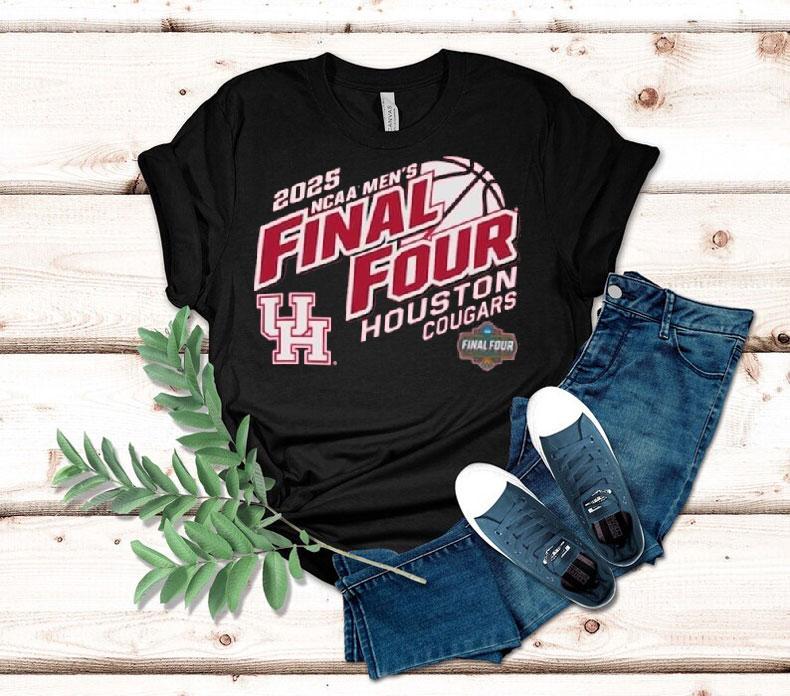 Houston Cougars Champion 2025 Ncaa Men's Basketball Tournament March Madness Final Four Shirt 4 Houston Cougars Champion Ncaa Men S Basketball Tournament March Madness Final Four Tshirt