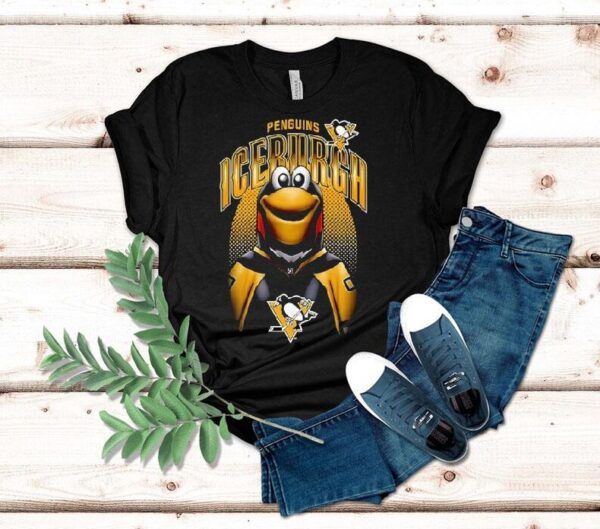 Iceburgh Outer Stuff Pittsburgh Penguins Hockey Shirt