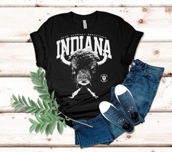 Indiana Hoosiers Fast Physical Relentless Bison Mascot Shirt