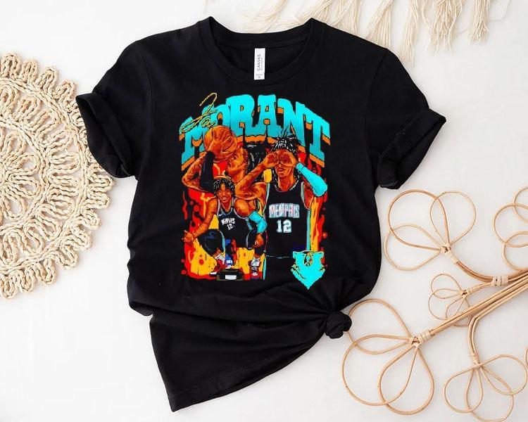 Ja Morant Memphis Grizzlies Basketball Caricature Shirt 4 Ja Morant Memphis Grizzlies Basketball Caricature Tshirt