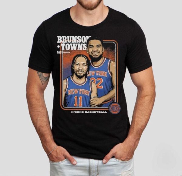 Jalen Brunson Karl-anthony Towns New York Knicks Step Brothers Shirt