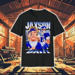 Jaxson Dart New York Giants Vintage Tshirt