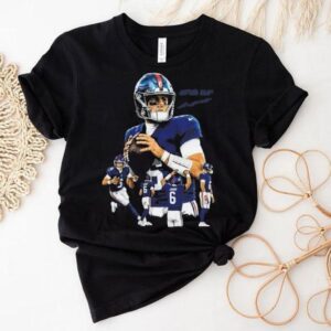 Jaxson Dart The Arrival New York Giants Nfl Football Signature Graphic Tshirt