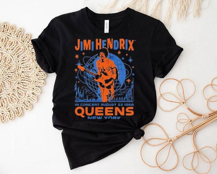 Jimi Hendrix Queens New York August 23 1968 Shirt 4  Jimi Hendrix Queens New York August   Tshirt
