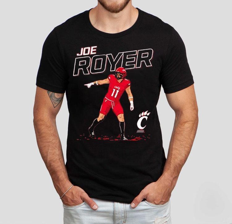 Joe Royer Cincinnati Bearcats Football Nil Shirt 4 Joe Royer Cincinnati Bearcats Football Nil Tshirt
