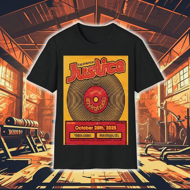 Justice October 28 2025 Viejas Arena In San Diego Ca Shirt 4  Justice October   Viejas Arena In San Diego Ca Tshirt