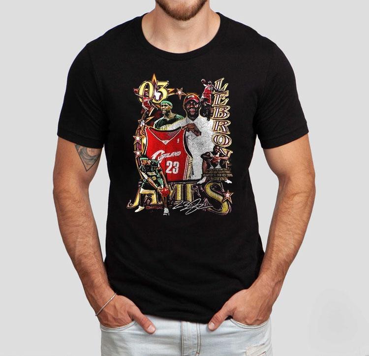 Lebron James Draft Day Signature Shirt 4  Lebron James Draft Day Signature Tshirt