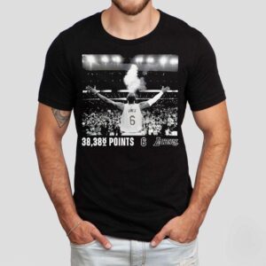 Lebron James Lakers All-time Scoring 38388 Points Shirt