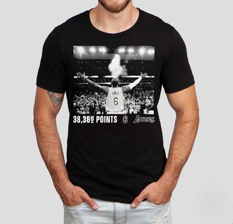 Lebron James Lakers All-time Scoring 38388 Points Shirt 4 Lebron James Lakers All Time Scoring Points Tshirt
