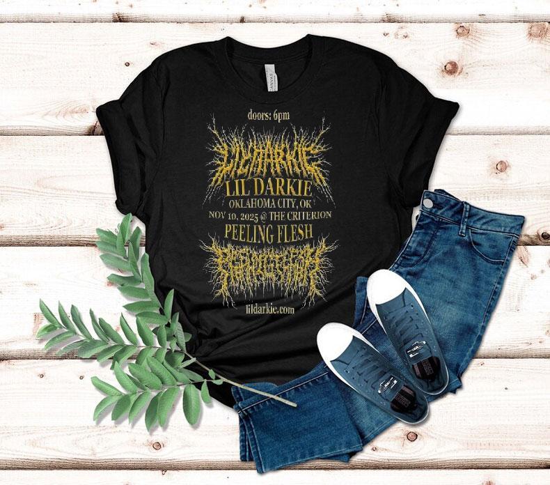 Lil Darkie Oklahoma City, Ok November 10, 2025 Shirt 4 Lil Darkie Oklahoma City Ok November Tshirt