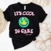 Lonely Ghost It’s Cool To Care Smiley Shirt