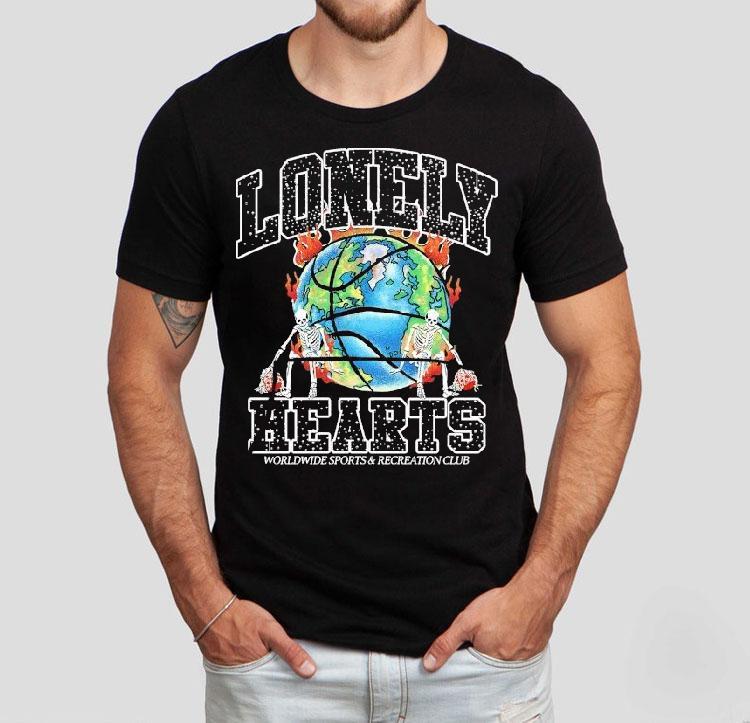 Lonely Hearts Club Worldwide Sports Rec Skeleton Shirt 4  Lonely Hearts Club Worldwide Sports Rec Skeleton Tshirt