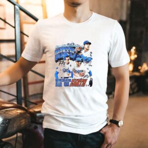 Los Angeles Dodgers Blue Heaven On Earth Bleed Blue Graphic Signature Tshirt