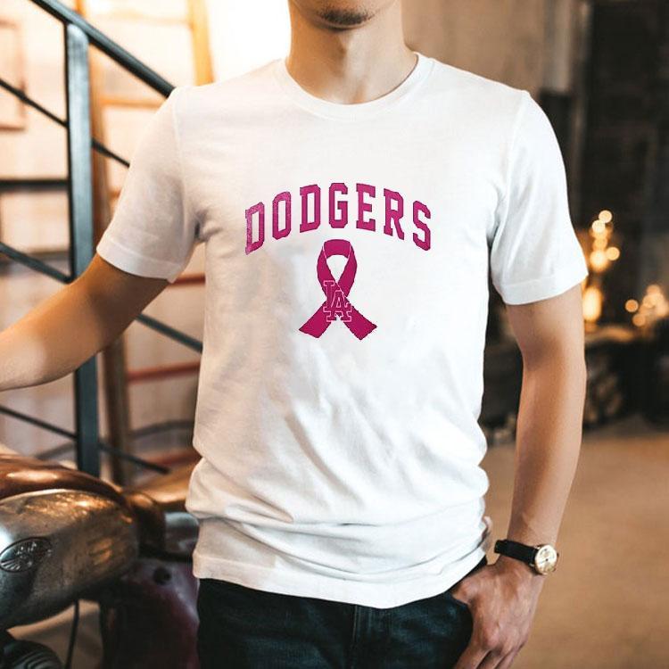 Los Angeles Dodgers Mlb Breast Cancer Awareness Shirt 2  Los Angeles Dodgers Mlb Breast Cancer Awareness Tshirt