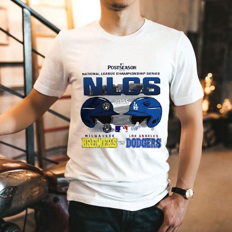Los Angeles Dodgers Vs Milwaukee Brewers Postseason 2025 Shirt 2  Los Angeles Dodgers Vs Milwaukee Brewers Postseason  Tshirt