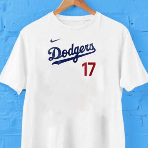 Los Angeles Dodgers X Sevenn Dino 17 Signature Shirt Los Angeles Dodgers X Sevenn Dino 17 Signature Shirt