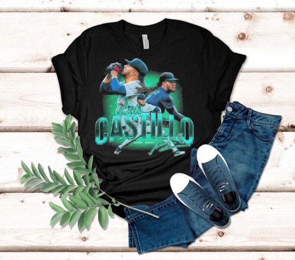 Luis Castillo Seattle Mariners Signature 2025 Shirt