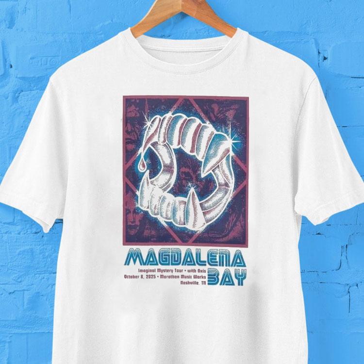 Magdalena Bay Oct 8, 2025 Marathon Music Works, Nashville, Tn Shirt 2  Magdalena Bay Oct   Marathon Music Works Nashville Tn Tshirt