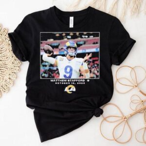 Matthew Stafford October 19 2025 Los Angeles Rams Nfl Flash Features Week 7 Shirt