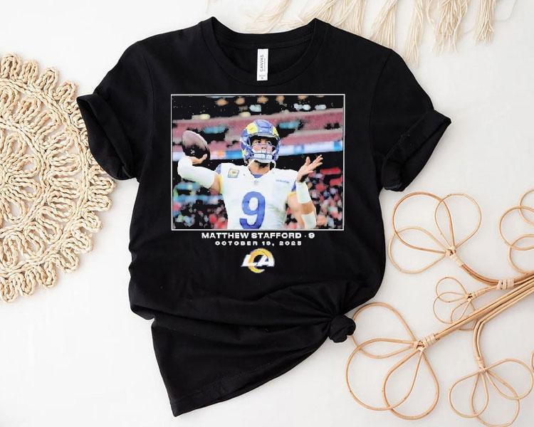 Matthew Stafford October 19 2025 Los Angeles Rams Nfl Flash Features Week 7 Shirt 4 Matthew Stafford October Los Angeles Rams Nfl Flash Features Week Tshirt