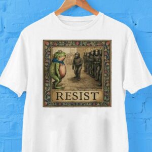 Medieval Vintage Portland Frog Protest Resist Shirt