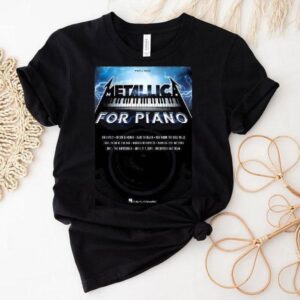 Metallica For Piano Solo Book Cover Wall Shirt