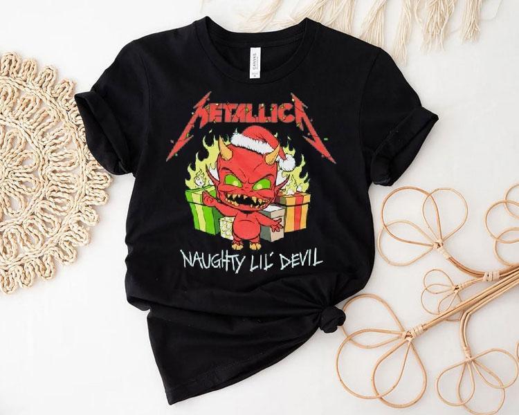 Metallica Naughty Lil' Devil Holiday 2025 Shirt 4 Metallica Naughty Lil Devil Holiday Tshirt