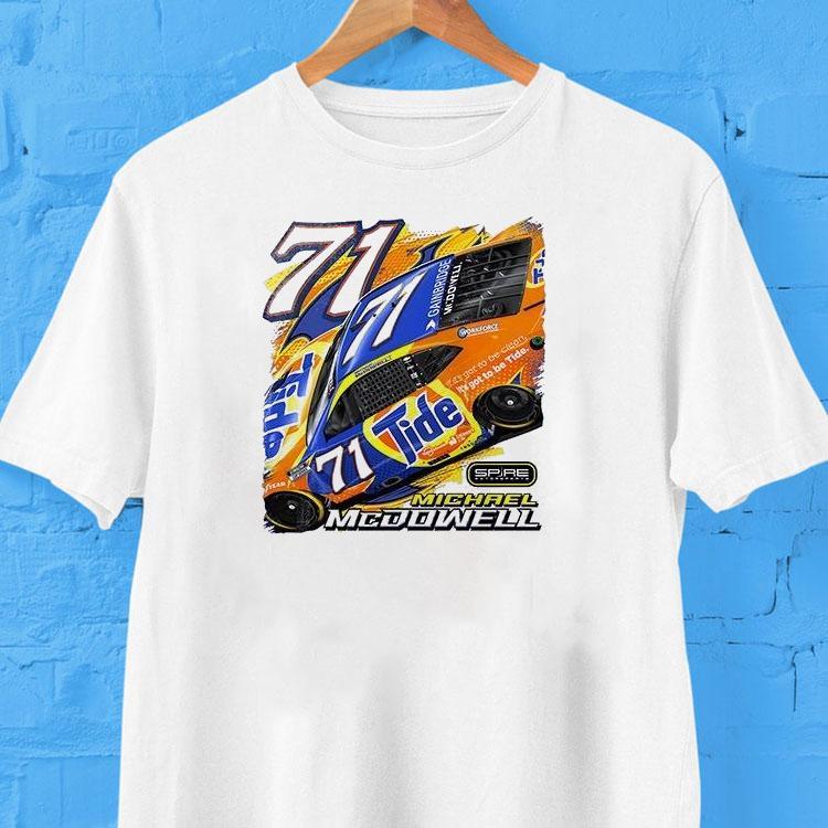 Michael Mcdowell Tide Car Racing Graphic Shirt 2 Michael Mcdowell Tide Car Racing Graphic Tshirt