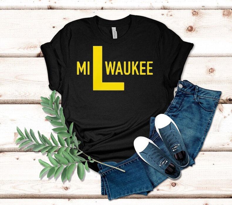 Milwaukee Brewers L Logo Shirt 4 Milwaukee Brewers L Logo Tshirt