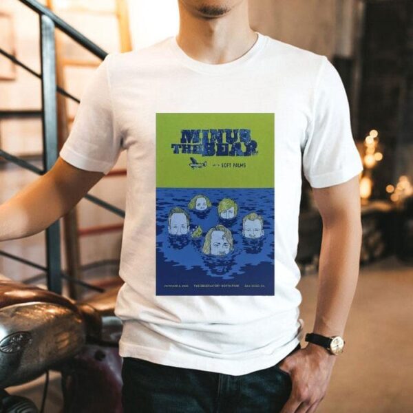 Minus The Bear Oct 8 2025 San Diego, Ca Faces Shirt