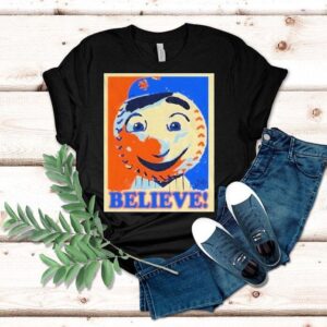 Mr Met New York Mets Mlb Believe Hope Masco Tshirt