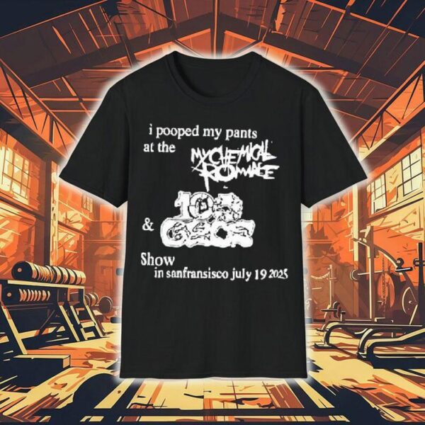 My Chemical Romance July 19 2025 San Francisco Shirt