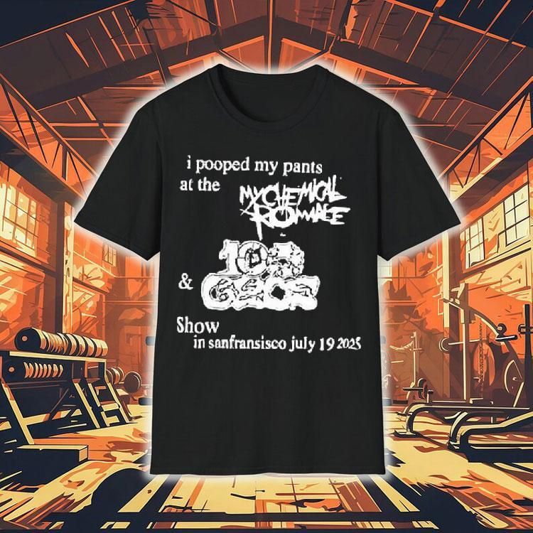 My Chemical Romance July 19 2025 San Francisco Shirt 4  My Chemical Romance July   San Francisco Tshirt
